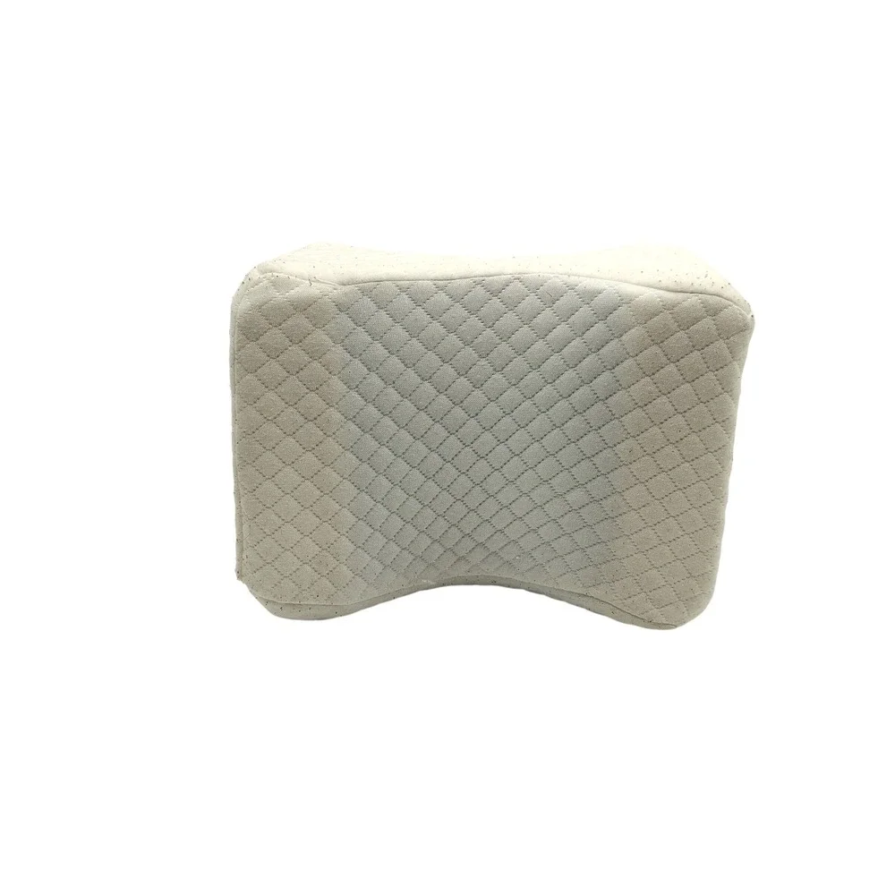 Memory Foam Knee Pillow for Side Sleepers with Cooling Gel and Quilted Cover